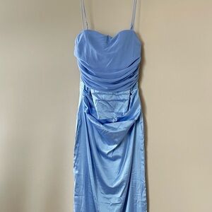 Hello Molly Light Blue Maxi Dress